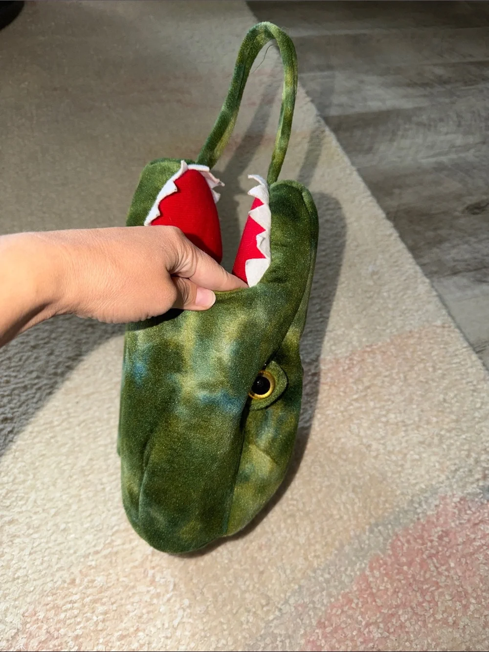 Pottery Barn Kids T. Rex Halloween Trick or Treating Bag